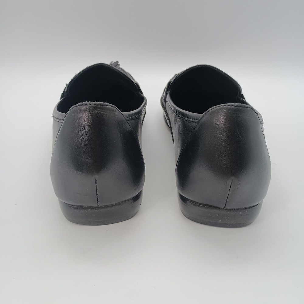 Cole Haan Country Marcy Black Woven Leather Tassel Loafers Womens 8.5 B D11199 - Picture 7 of 13